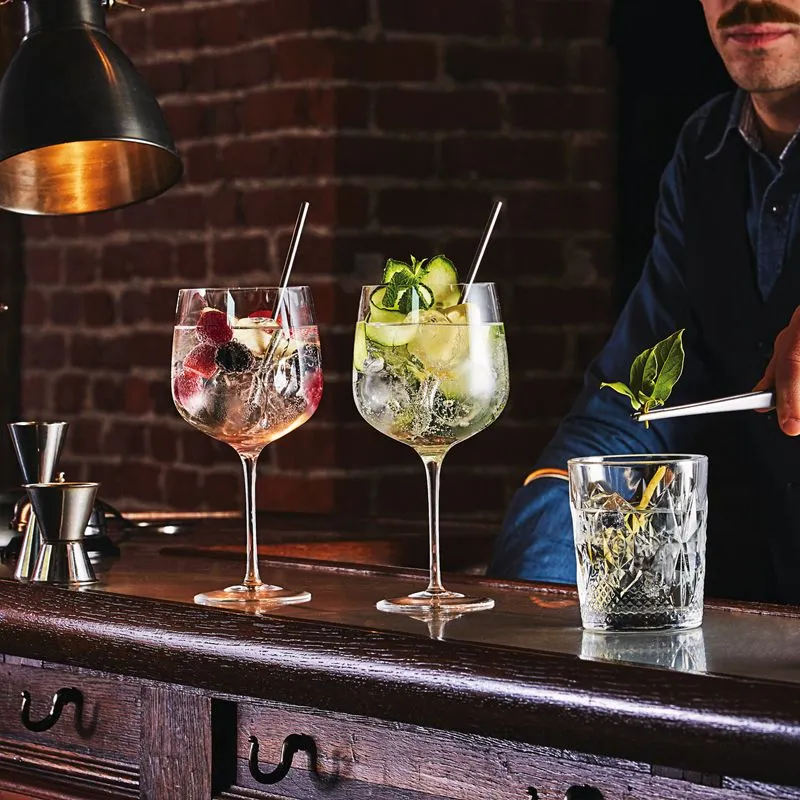 75.5 cl - Premium Calice Gin Tonic in Vetro - Set 6 Pezzi