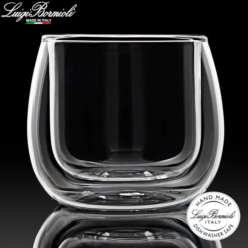 22 cl - Thermic Glass Ametista Bicchiere Cappuccino in Vetro Borosilicato - Set 2 Pezzi