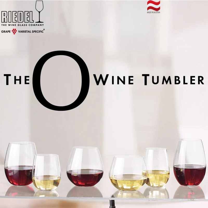 O Value Set Bicchieri Vino Cabernet Merlot Viognier Chardonnay in Vetro - Set 8 Pezzi