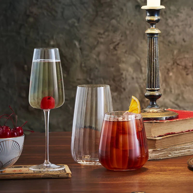 45 cl - Speakeasies Bicchiere Rum in Vetro - Set 6 Pezzi