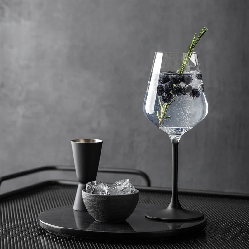 38 cl - Manufacture Rock Calice Vino Bianco in Vetro - Set 4 Pezzi