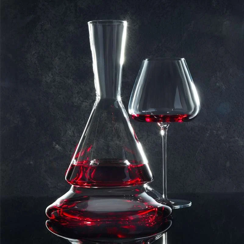 175 cl - Doppio Decanter in Vetro Borosilicato