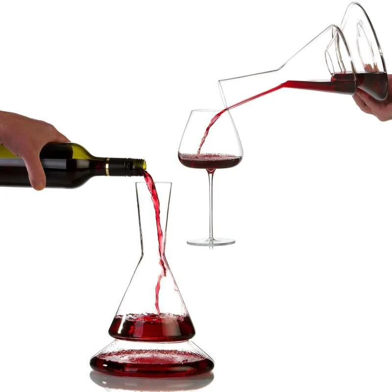 175 cl - Doppio Decanter in Vetro Borosilicato