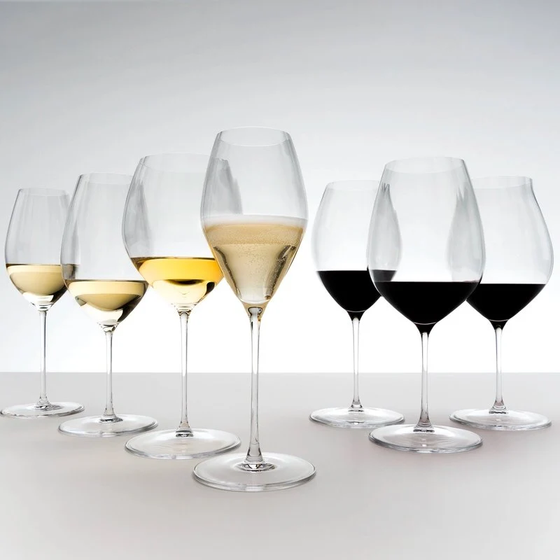 37.5 cl - Performance Calice Flute in Vetro - Set 4 Pezzi