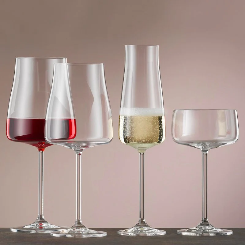 60 cl - Alex Calice Vino Rosso in Vetro - Set 6 Pezzi