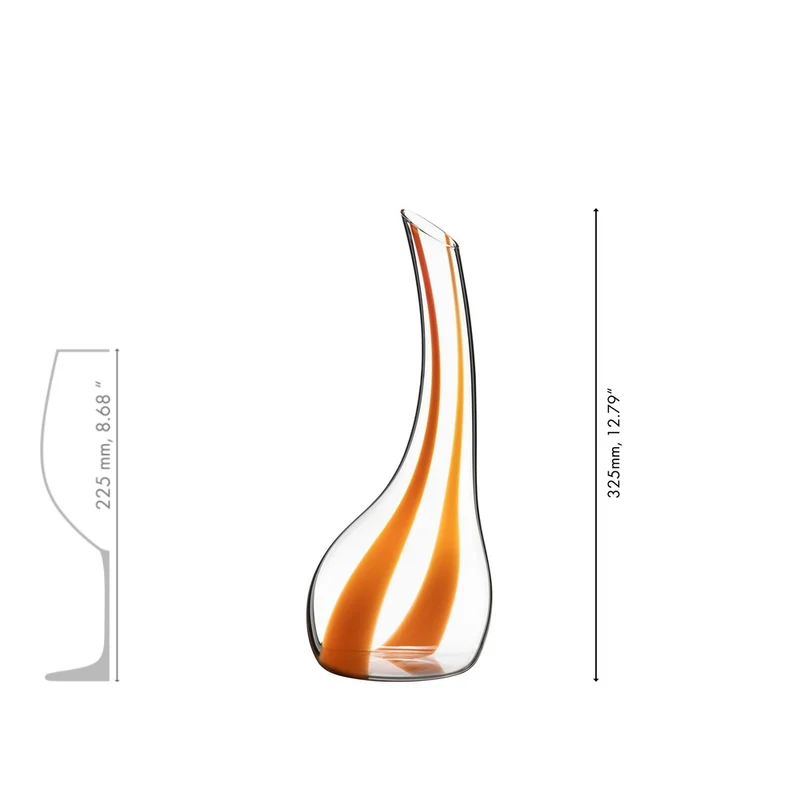 120 cl - Cornetto Decanter in Vetro
