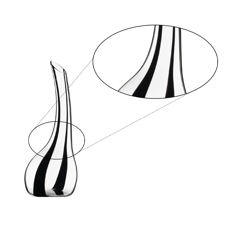120 cl - Cornetto Decanter in Vetro