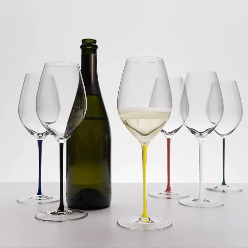 44.4 cl - Fatto A Mano Calice Degustazione in Vetro - Set 6 Pezzi