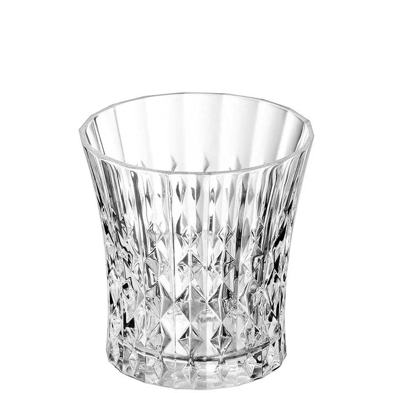 27 cl - Lady Diamond Bicchiere Whisky in Vetro - Set 6 Pezzi