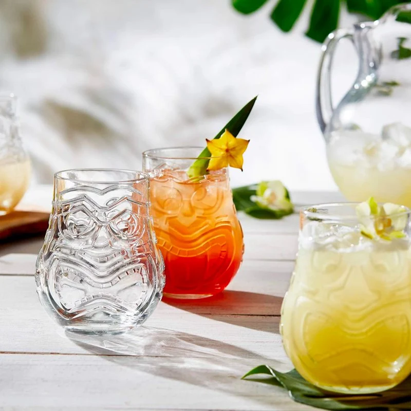 47 cl - Tiki Split Bicchiere Cocktail in Vetro - Set 12 Pezzi