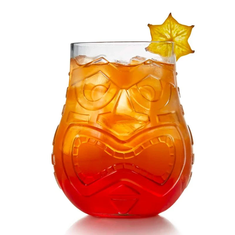 47 cl - Tiki Split Bicchiere Cocktail in Vetro - Set 12 Pezzi