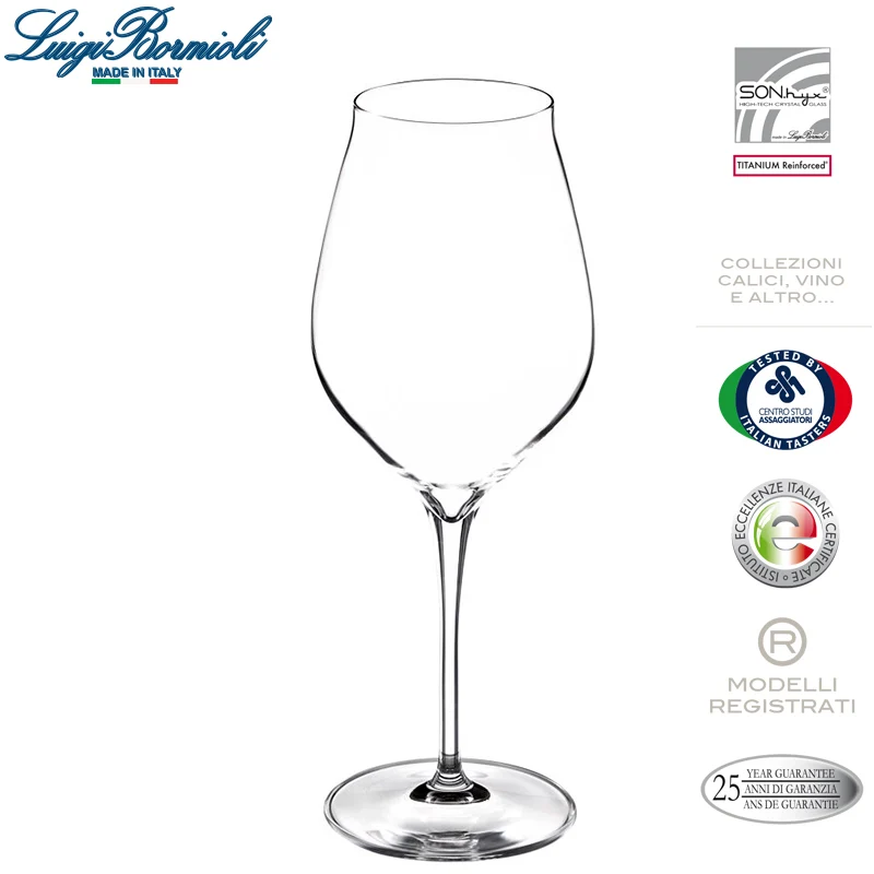 45 cl - Vinea Calice Vino Rosso in Vetro - Set 6 Pezzi