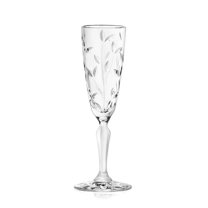 16 cl - Laurus Calice Flute in Vetro - Set 6 Pezzi