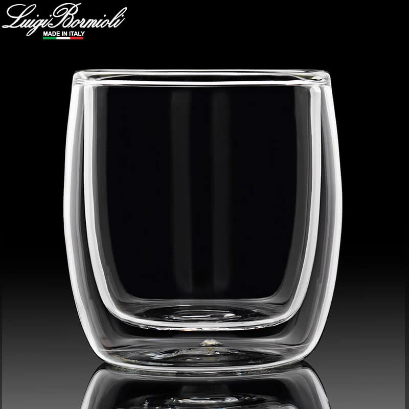 11 cl - Thermic Glass Michelangelo Bicchierino Caffé in Vetro Borosilicato - Set 2 Pezzi