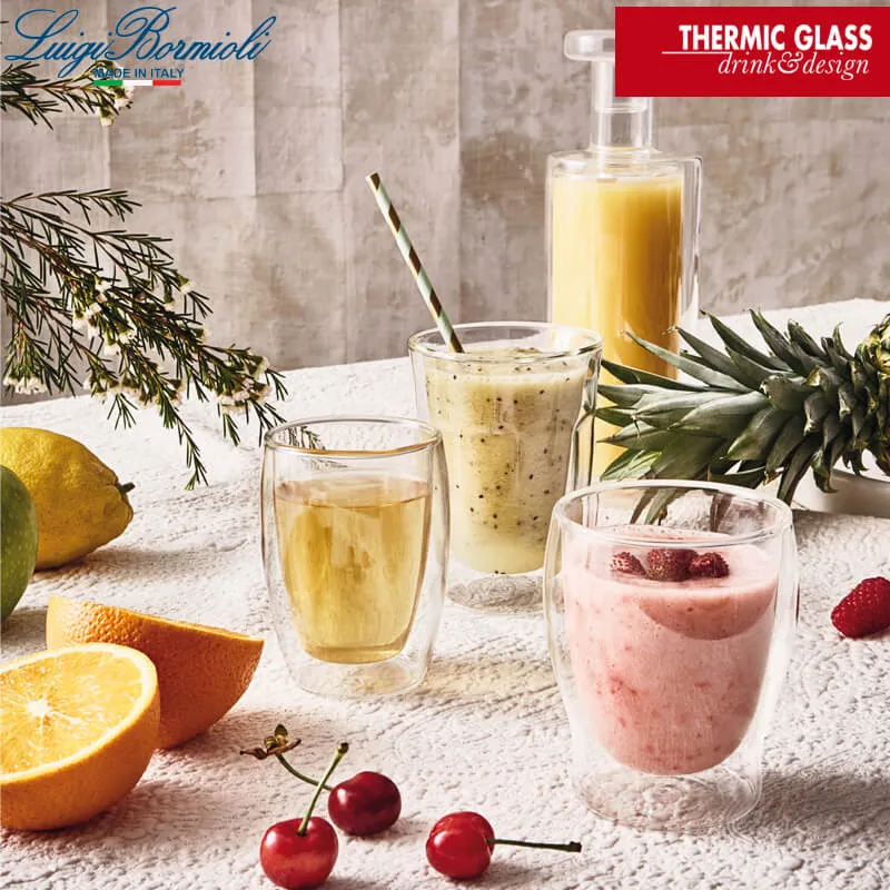 27 cl - Thermic Glass Bicchiere Bibita in Vetro Borosilicato - Set 2 Pezzi