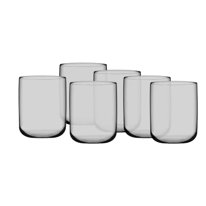 28 cl - Iconic Bicchiere Acqua in Vetro - Set 6 Pezzi