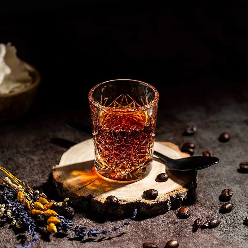 5.9 cl - Hobstar Bicchiere Liquore in Vetro - Set 12 Pezzi