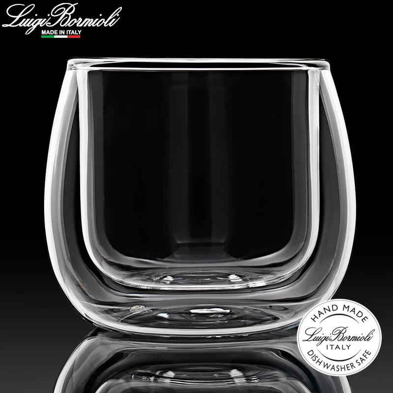 11.5 cl - Thermic Glass Ametista Bicchierino Caffé in Vetro Borosilicato - Set 2 Pezzi