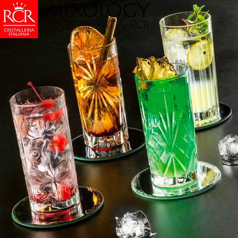 36.8 cl - Tattoo Bicchiere Bibita in Vetro - Set 6 Pezzi
