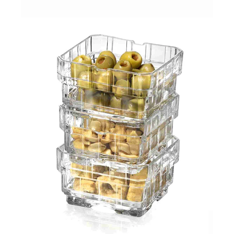 12 cl - Stack Click Clack 75 Coppetta in Vetro - Set 6 Pezzi