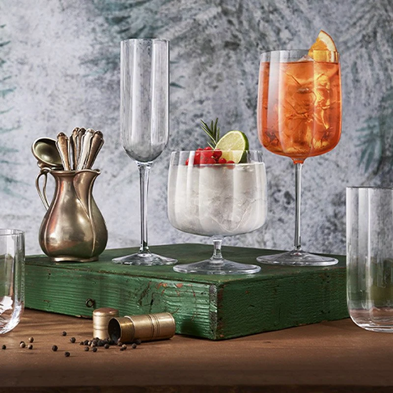 50 cl - Jazz Bicchiere Rum in Vetro - Set 4 Pezzi