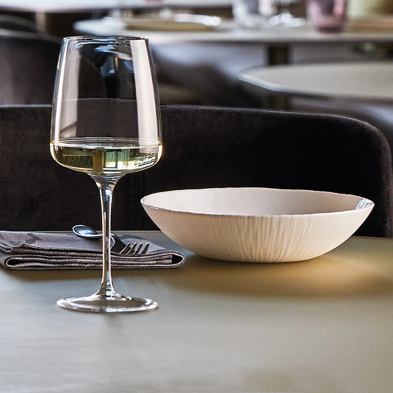 45 cl - Planeo Calice Vino Bianco in Vetro - Set 4 Pezzi