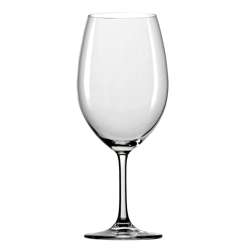 65 cl - Classic Long Life Calice Vino Rosso Bordeaux in Vetro - Set 6 Pezzi