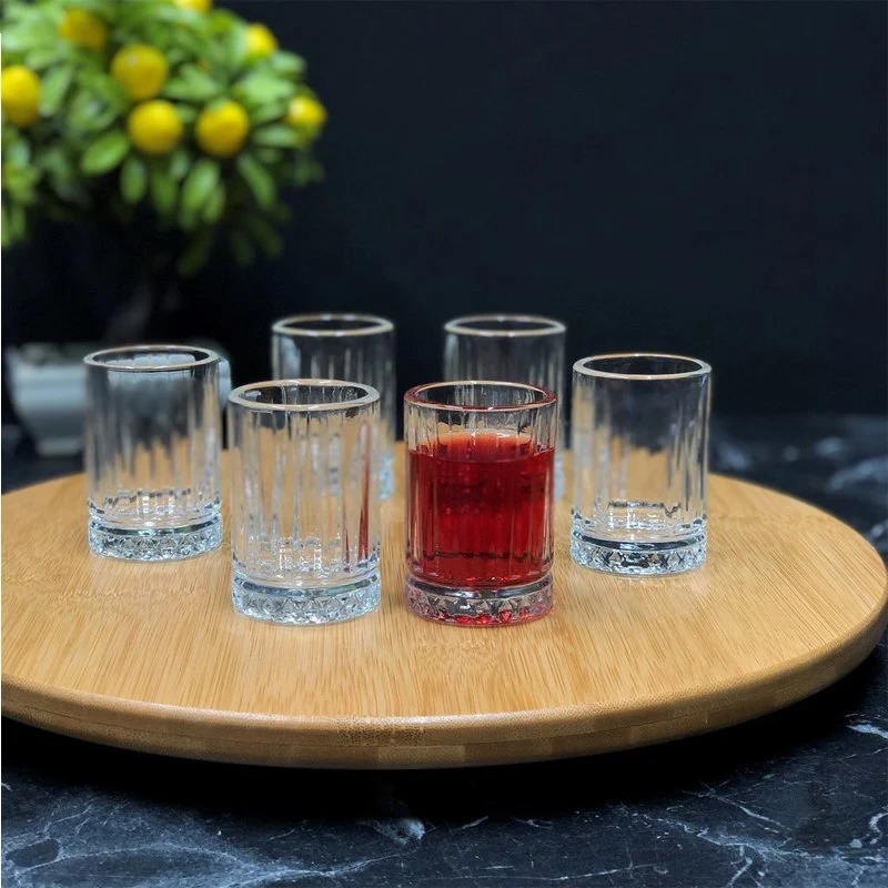 6 cl - Elysia Bicchiere Liquore in Vetro - Set 6 Pezzi