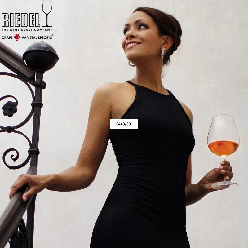 80 cl - Veritas Calice Vino Rosso in Vetro Soffiato - Set 2 Pezzi