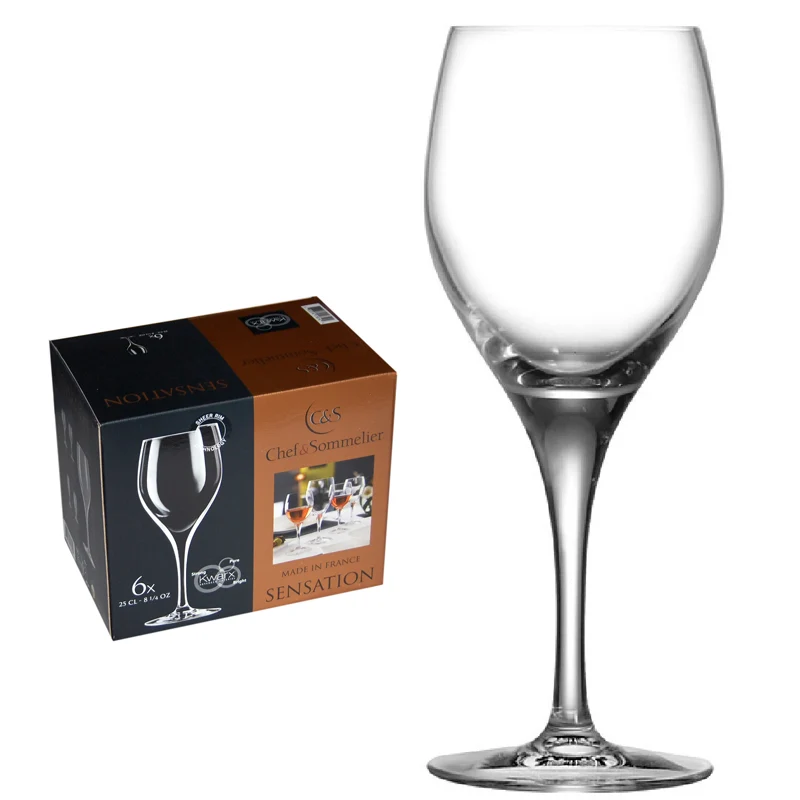25 cl - Sensation Exalt Calice Vino Rosso in Vetro - Set 6 Pezzi