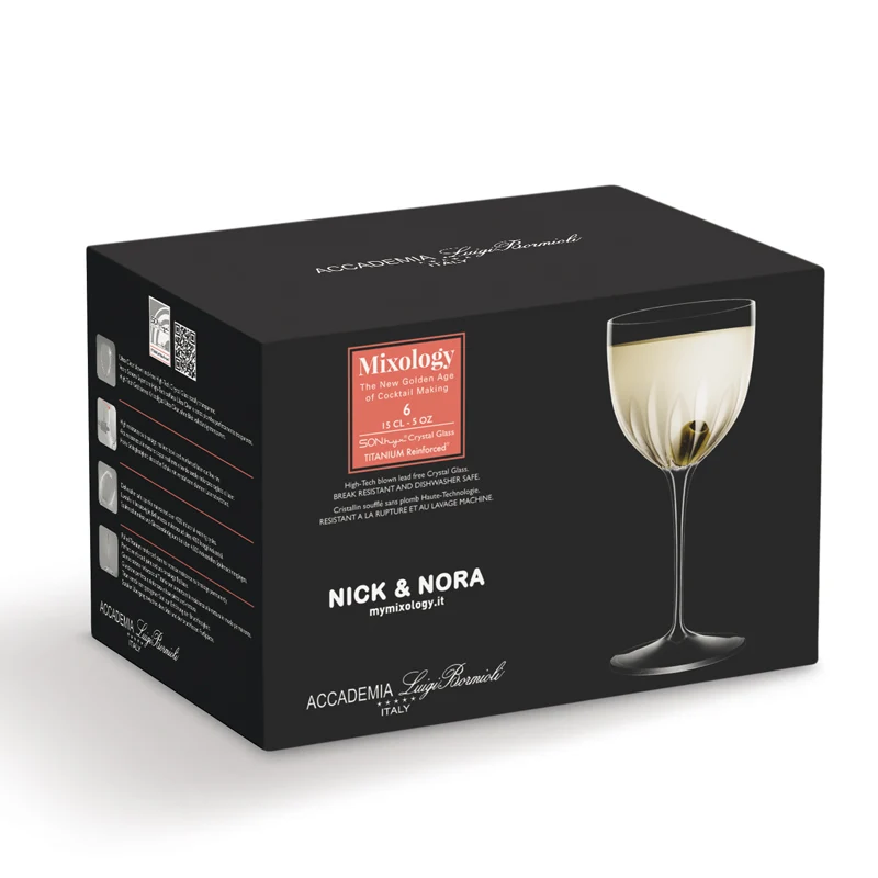 15 cl - Mixology Calice Nick e Nora in Vetro - Set 6 Pezzi