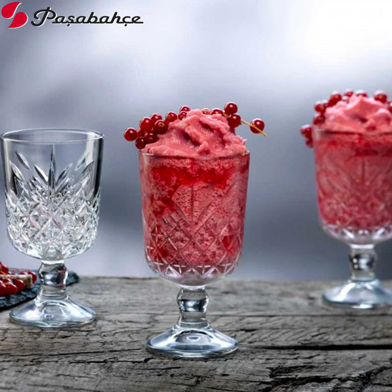 32 cl - Timeless Calice Vino Rosso in Vetro - Set 4 Pezzi