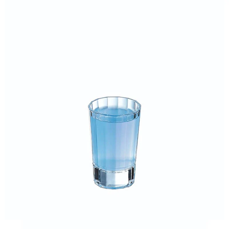 6 cl - Macassar Bicchiere Liquore in Vetro - Set 6 Pezzi