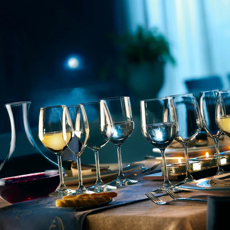 8 cl - Restaurant Calice Grappa in Vetro - Set 12 Pezzi