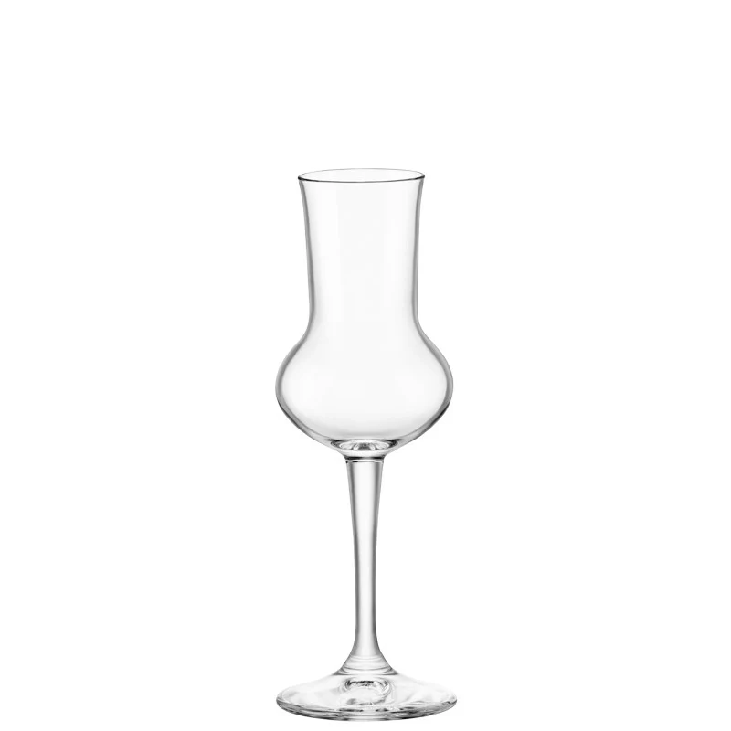 8 cl - Restaurant Calice Grappa in Vetro - Set 12 Pezzi