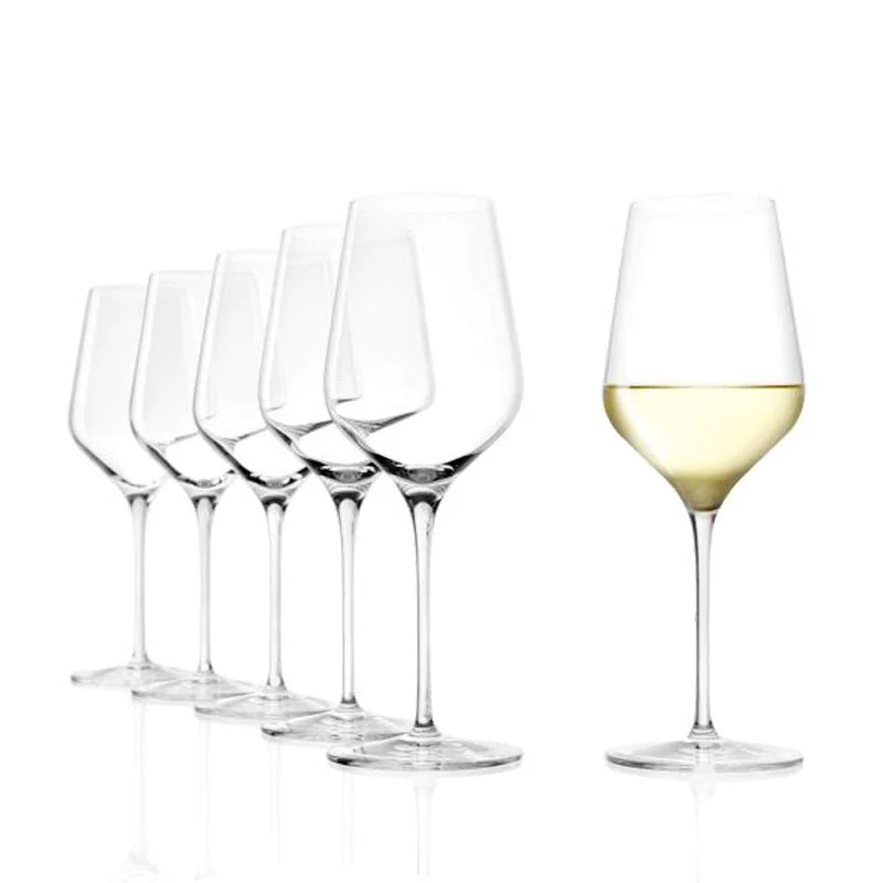 41 cl - Starlight Calice Vino Bianco in Vetro - Set 6 Pezzi