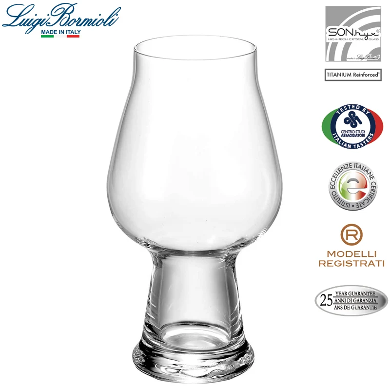 60 cl - Birrateque Bicchiere Birra in Vetro - Set 2 Pezzi