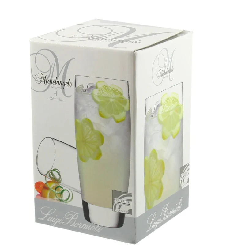 31 cl - Michelangelo Bicchiere Cocktail in Vetro - Set 4 Pezzi
