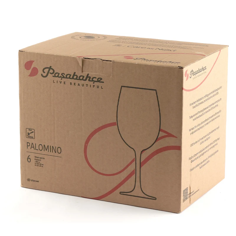 61 cl - Palomino Calice Vino Rosso in Vetro Temperato - Set 6 Pezzi