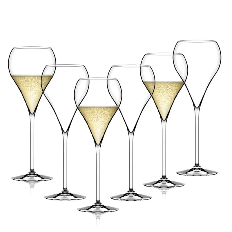 21 cl - Ballon Calice Flute in Vetro - Set 6 Pezzi
