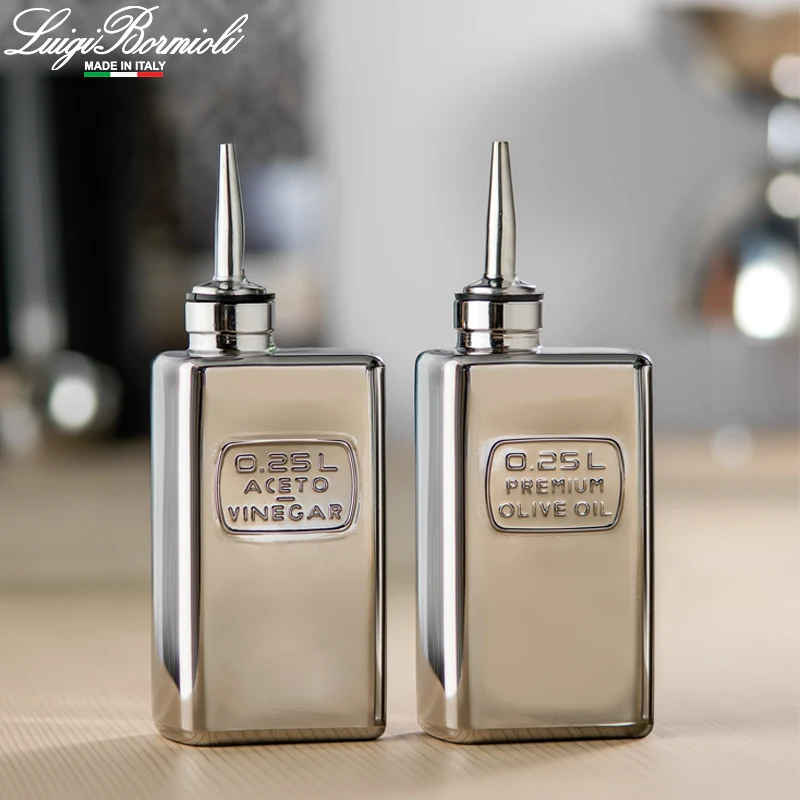 25 cl - Optima Bottiglia Aceto Con Tappo Versatore in Vetro