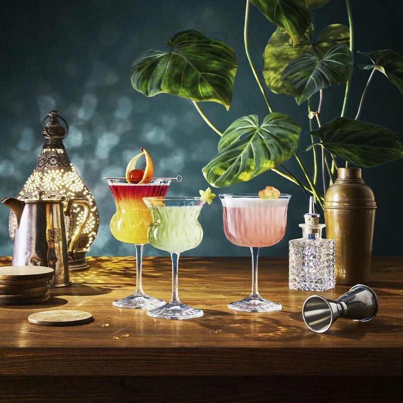 24.5 cl - Bloom Calice Cocktail in Vetro - Set 6 Pezzi