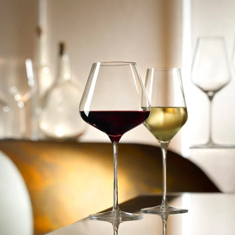 70.8 cl - Quatrophil Calice Vino Rosso Burgundy in Vetro - Set 6 Pezzi