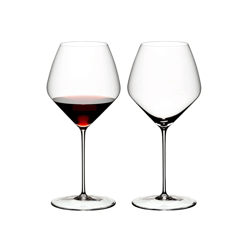 76.3 cl - Veloce Calice Vino Rosso in Vetro - Set 2 Pezzi