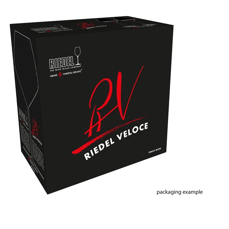 76.3 cl - Veloce Calice Vino Rosso in Vetro - Set 2 Pezzi