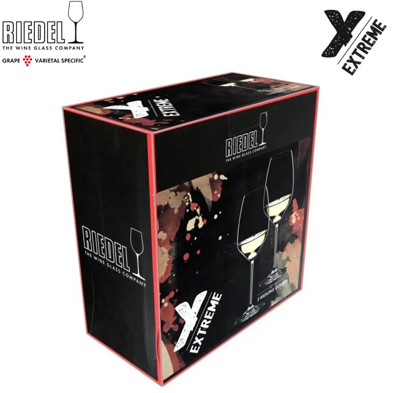 46 cl - Extreme Calice Vino Bianco Riesling in Vetro - Set 2 Pezzi