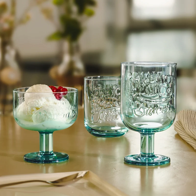 36.5 cl - Graphica Calice Acqua in Vetro - Set 6 Pezzi