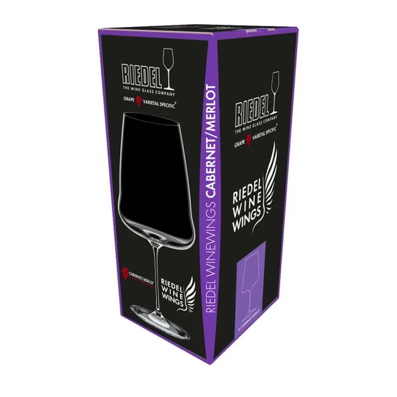 100.2 cl - Winewings Calice Vino Rosso Cabernet Merlot in Vetro Cristallino