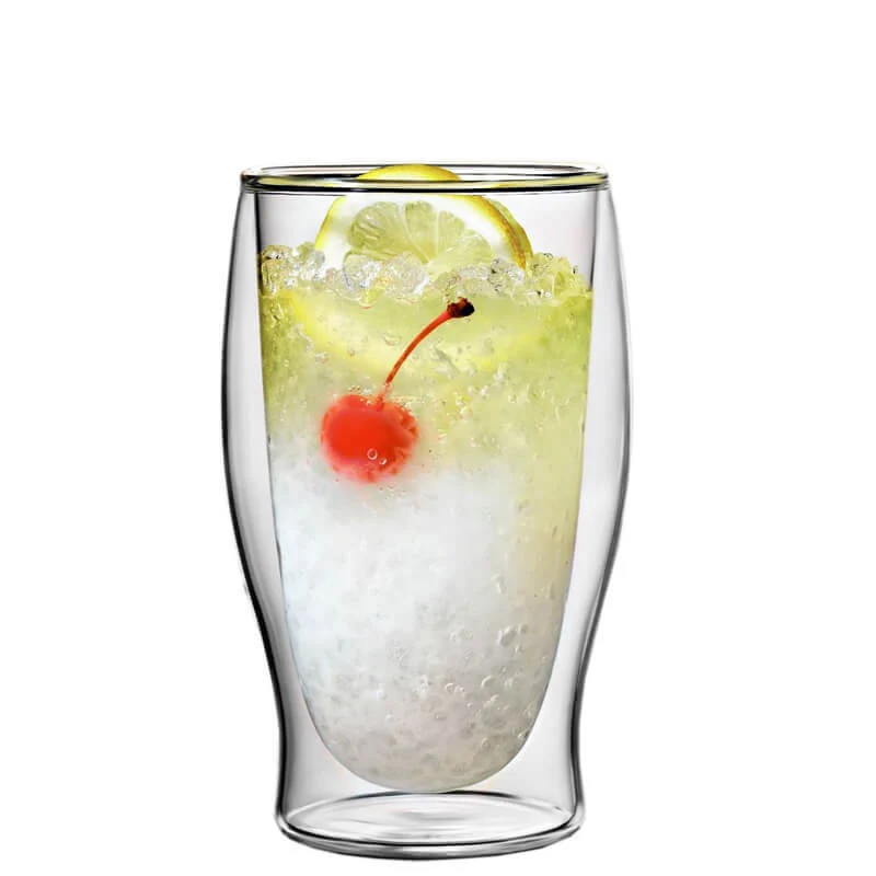 47 cl - Thermic Glass Bicchiere Bibita in Vetro Borosilicato - Set 2 Pezzi
