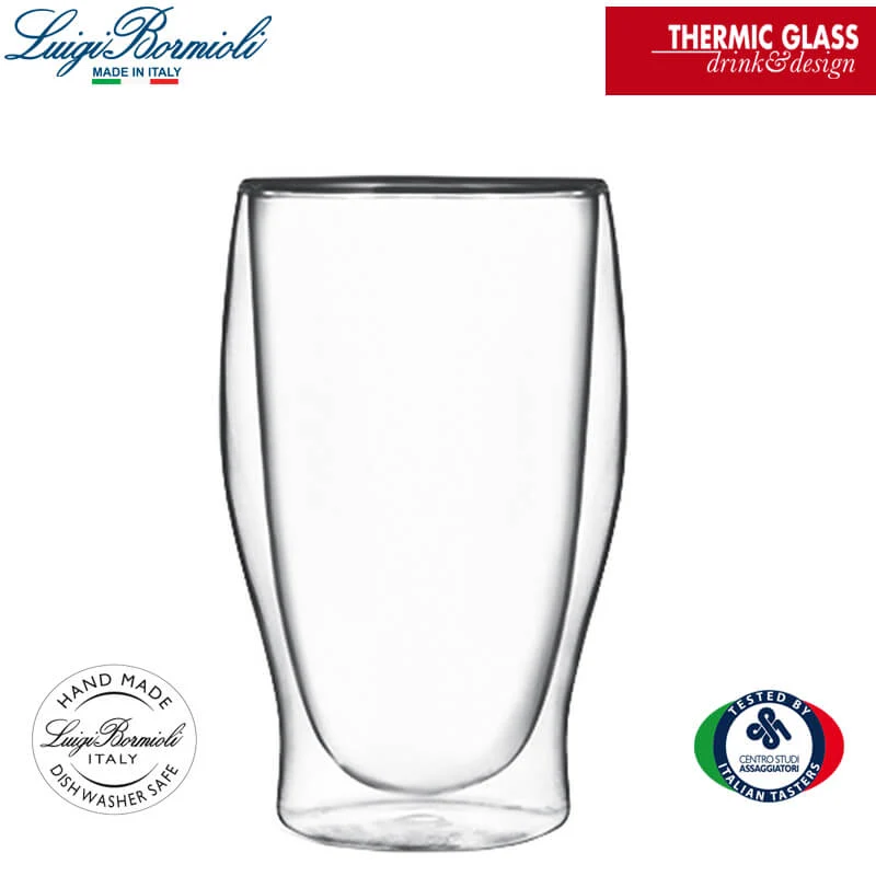 47 cl - Thermic Glass Bicchiere Bibita in Vetro Borosilicato - Set 2 Pezzi